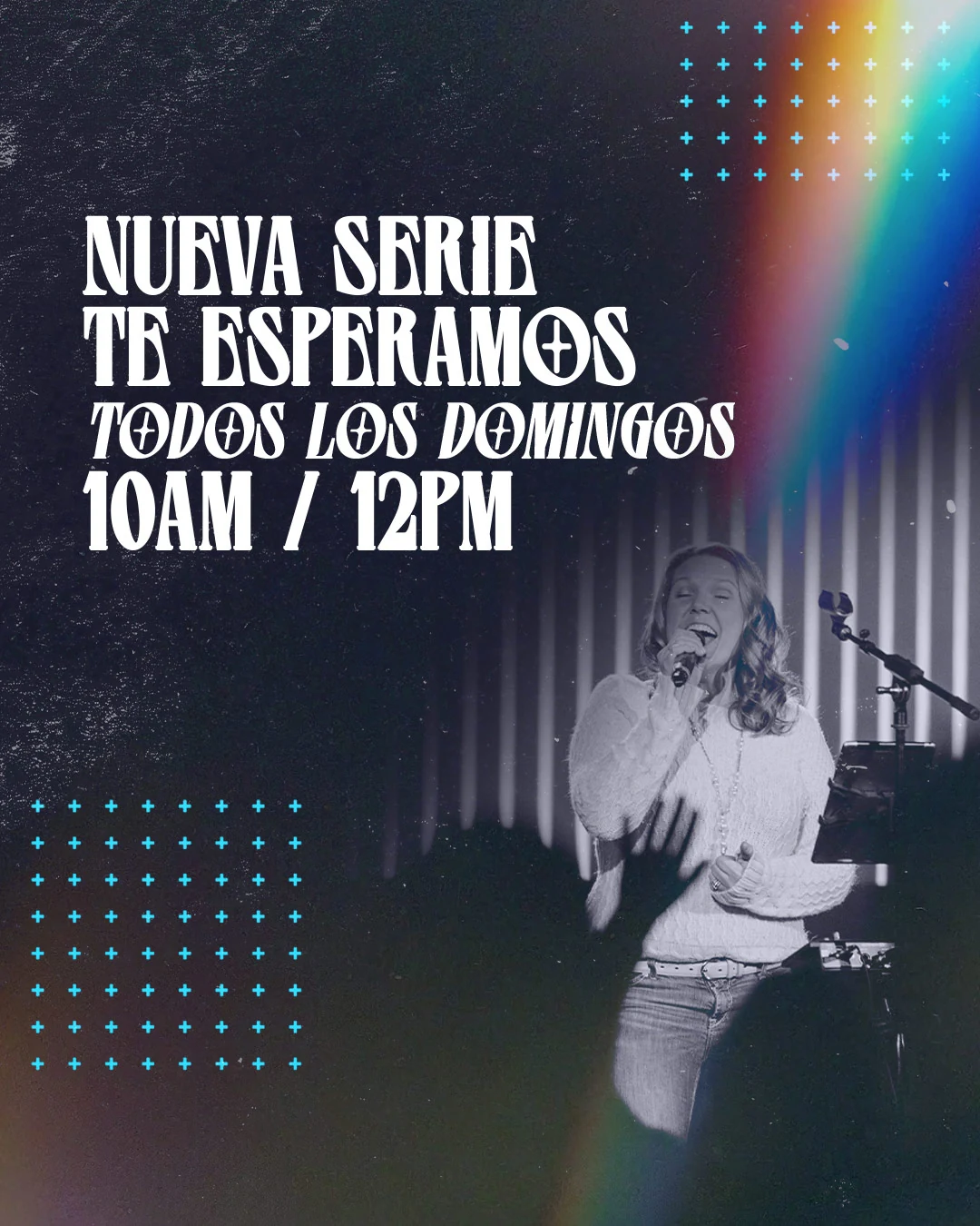 Pieza para redes que anuncia una nueva serie de la iglesia.